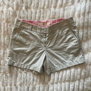 J. Crew khaki chino shorts